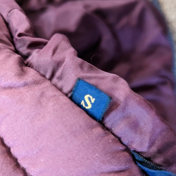 Vintage Quilted Puffer Jacket. Periwinkle Blue. Sz Small - Picture 7 of 8